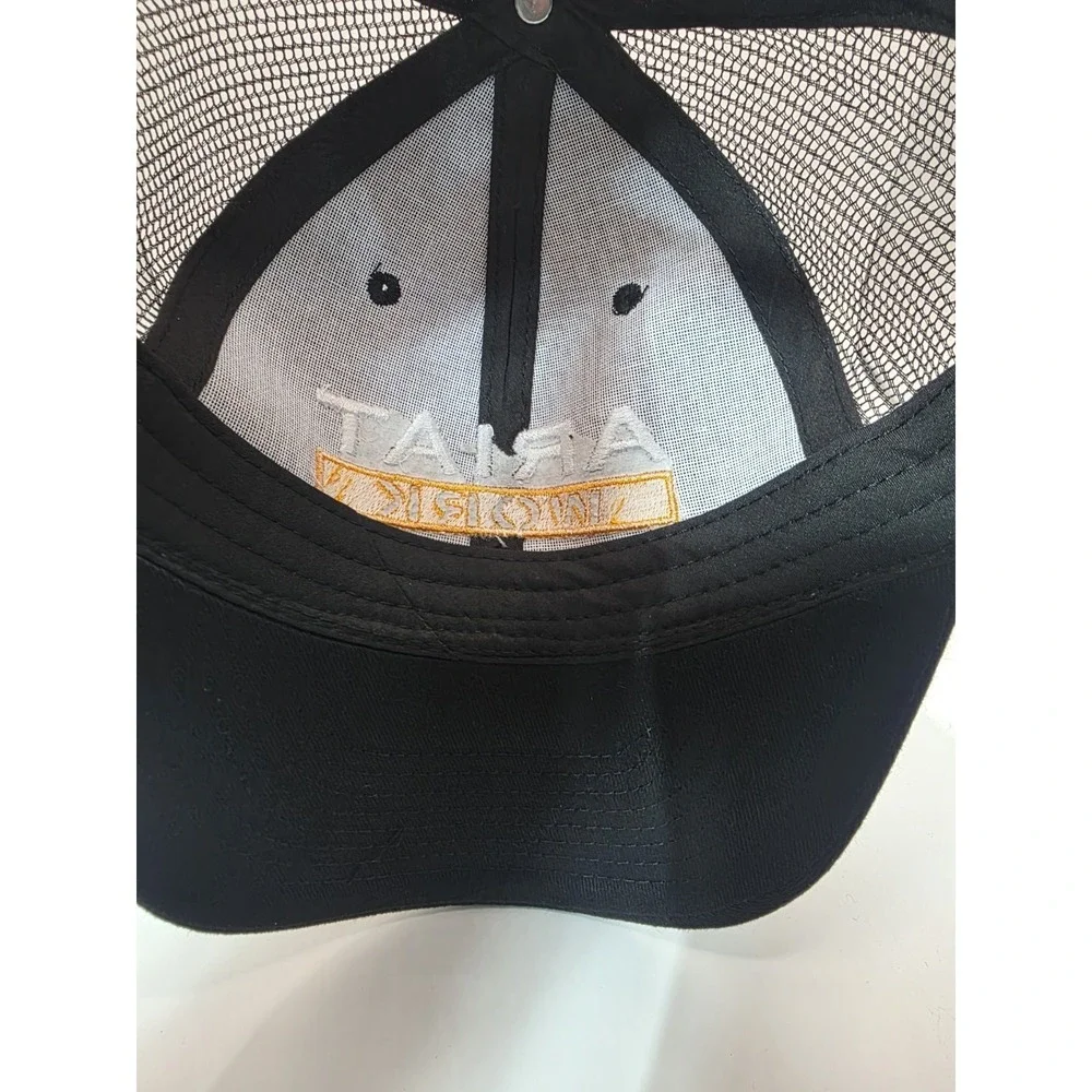 Ariat Trucker Hat Mens One Size Black Good Embroidered Logo Snapback Work Cap
